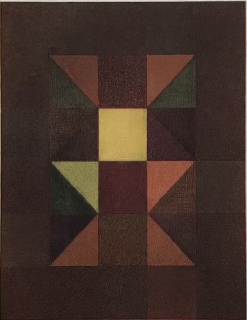 Rosemarie Heinze – Hommage Hermann Glöckner, geometrische Komposition